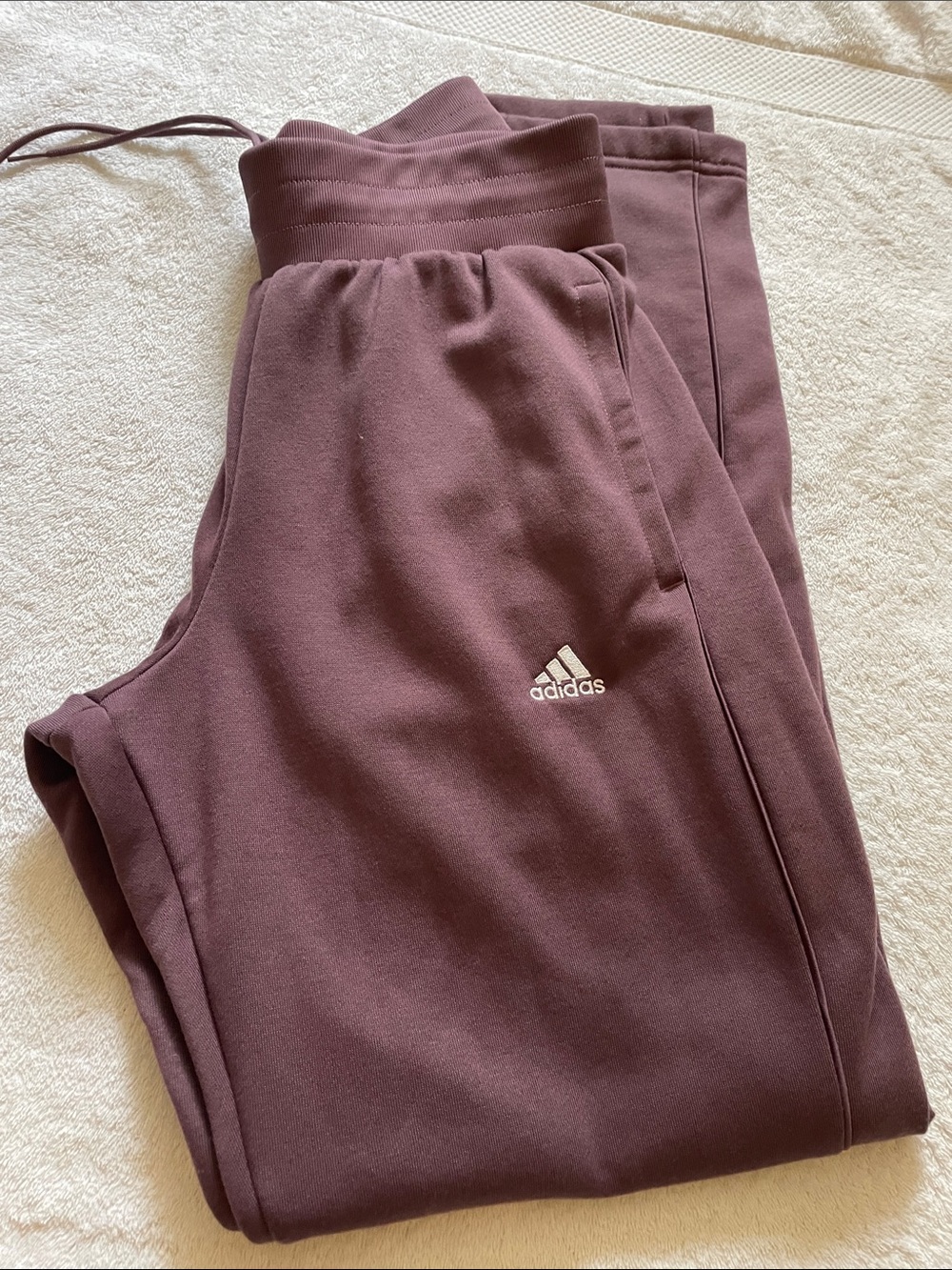 adidas Kids Burgundy Jogger Sweatpants